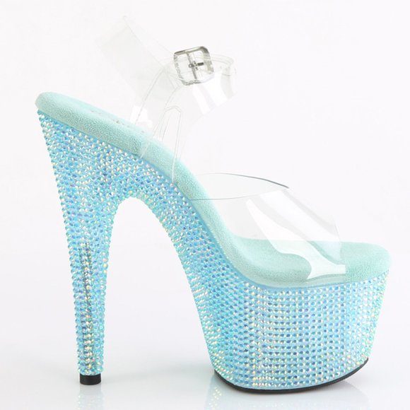 Rhinestone Platform High Heel Shoes - Picture 2 of 5